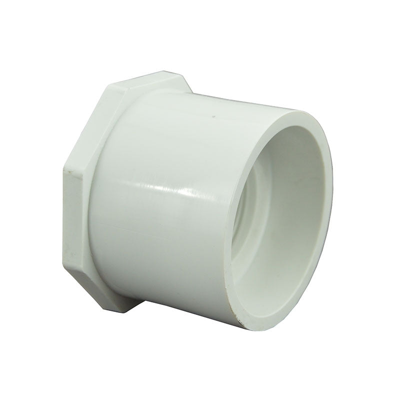 2-1/2" x 1-1/2" Sch 40 PVC Reducer Bushing Flush Style