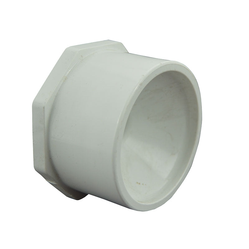 3" x 3/4" Sch 40 PVC Reducer Bushing Flush Style