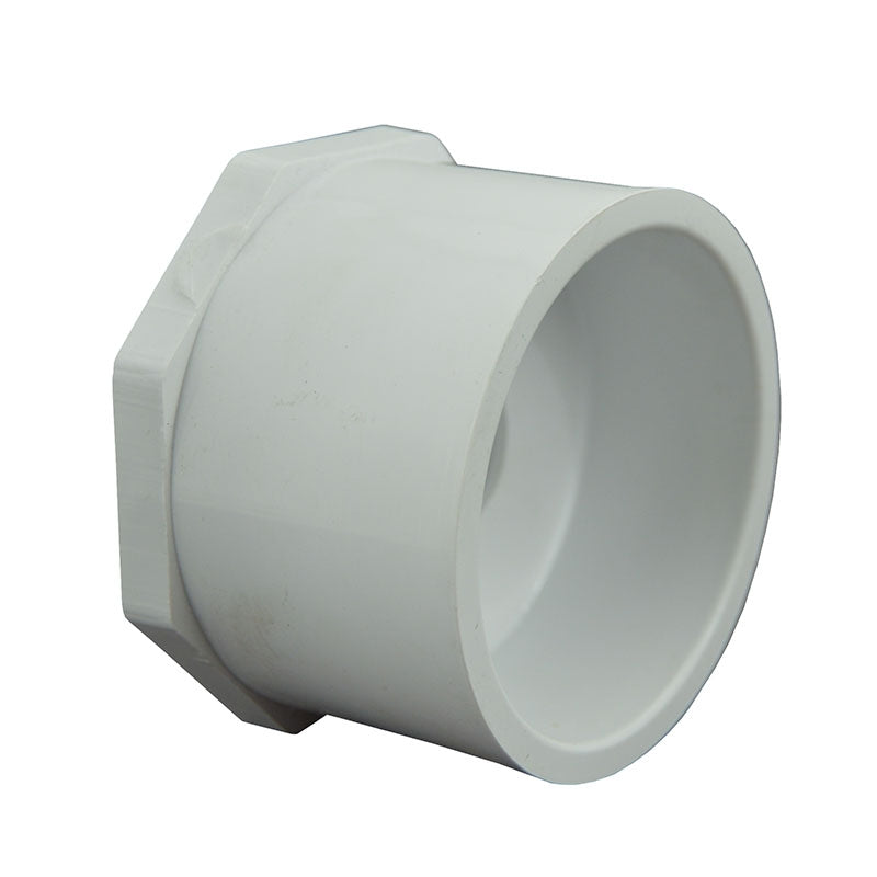 3" x 1" Sch 40 PVC Reducer Bushing Flush Style