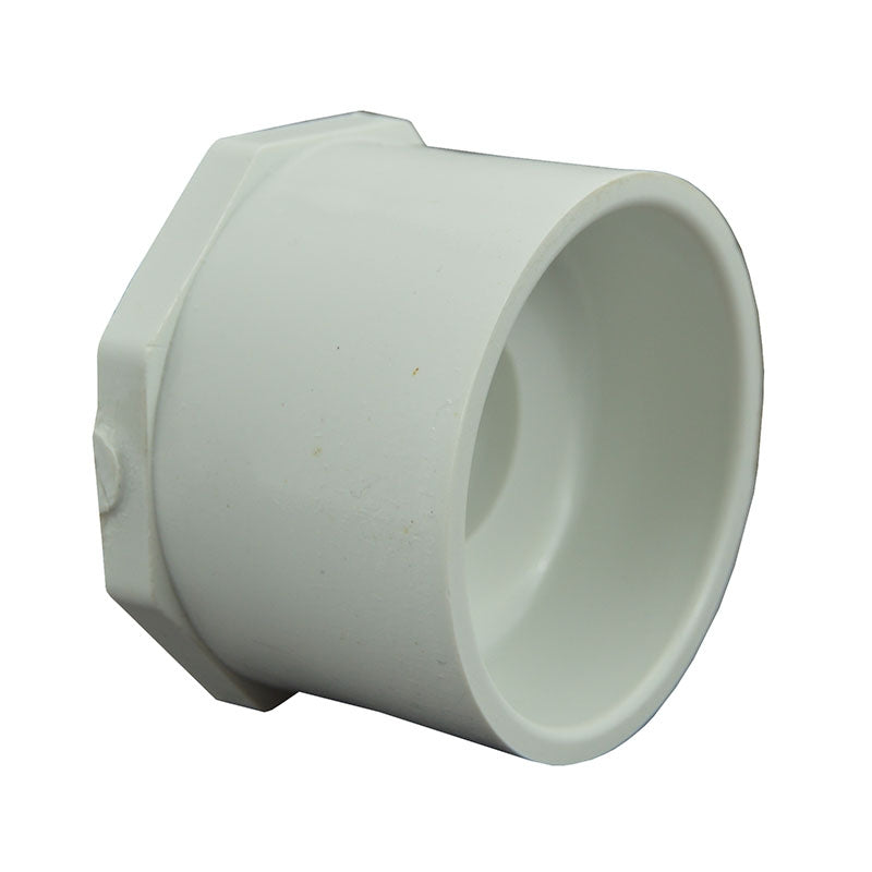 3" x 1-1/4" Sch 40 PVC Reducer Bushing Flush Style