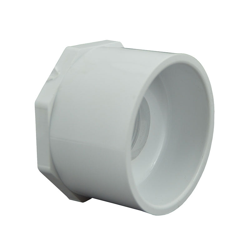 3" x 1-1/2" Sch 40 PVC Reducer Bushing Flush Style