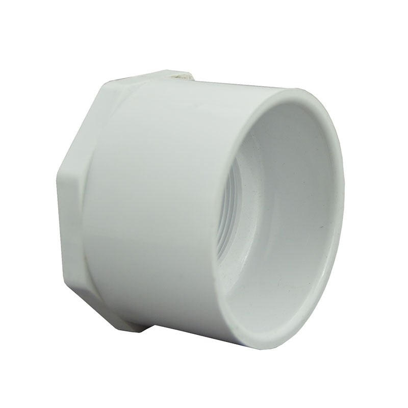 3" x 2" Sch 40 PVC Reducer Bushing Flush Style