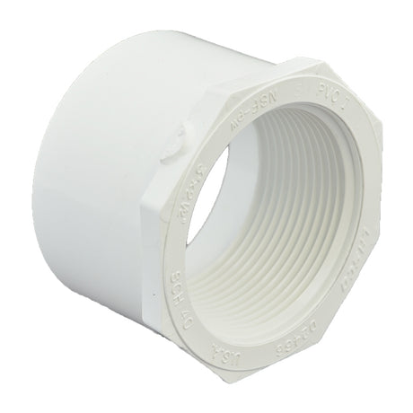 3" x 2-1/2" Sch 40 PVC Reducer Bushing Flush Style