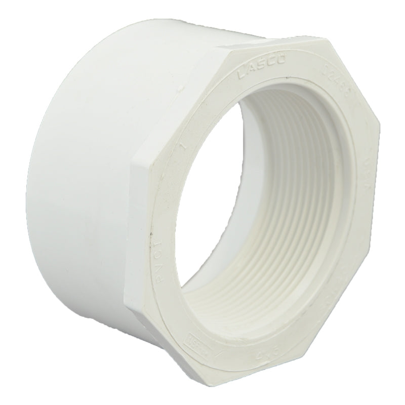 4" x 3" Sch 40 PVC Reducer Bushing Flush Style
