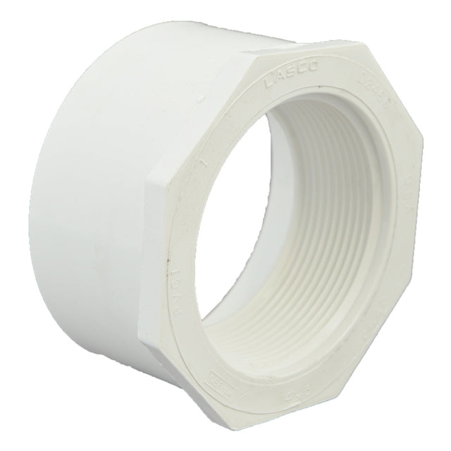 4" x 3" Sch 40 PVC Reducer Bushing Flush Style