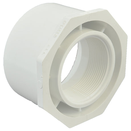 5" x 3" Sch 40 PVC Reducer Bushing Flush Style