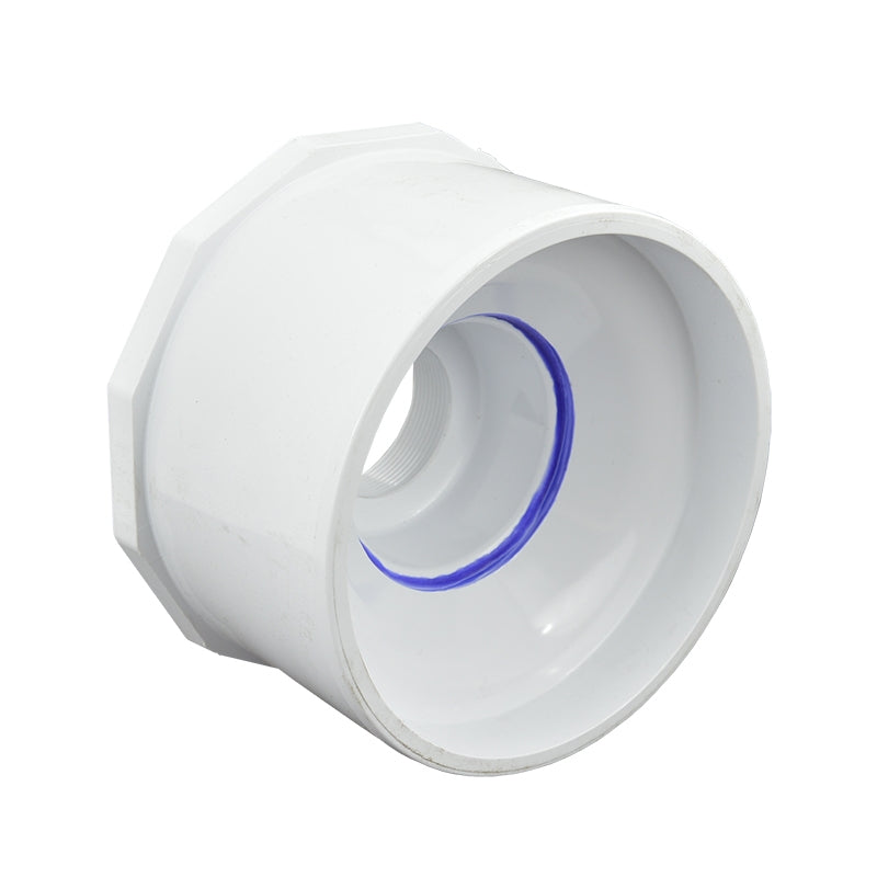 6" x 2" Sch 40 PVC Reducer Bushing Flush Style
