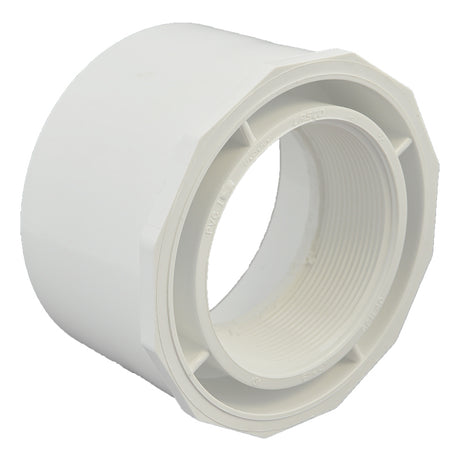 6" x 4" Sch 40 PVC Reducer Bushing Flush Style