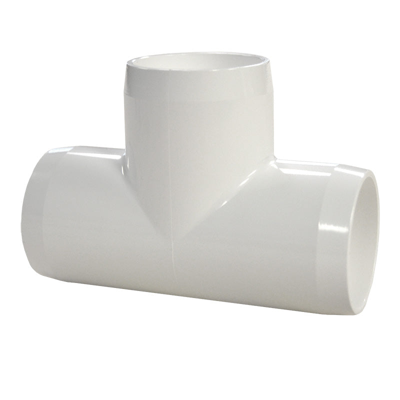 1-1/4" PVC Tee - Furniture Grade