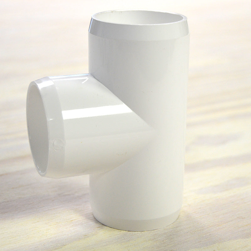 1-1/2" PVC Tee - Furniture Grade