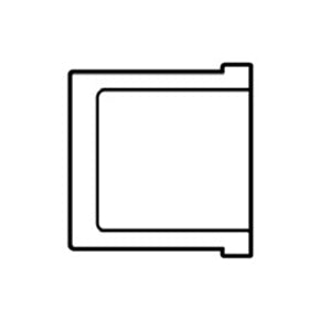 PVC Counter Sunk Plug Spigot