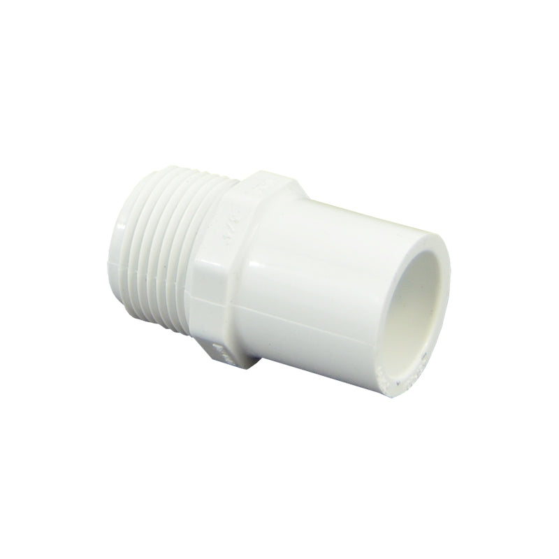 3/4" Sch 40 PVC Male Adapter