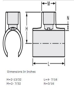 1-1/2" PVC Snap Tee Specs