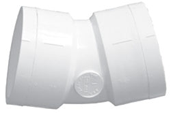 3" pvc 22-1/2 elbow soc fitting