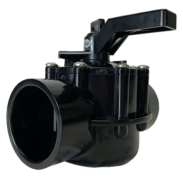 2 Port 2" - 2-1/2" CPVC Jandy Valve, Standard Diverter (4716) Side