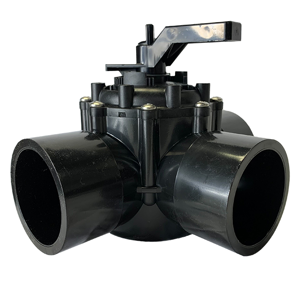 Jandy Neverlube 2.5"-3"  Positive Seal 3 Port Valve 4719 Side