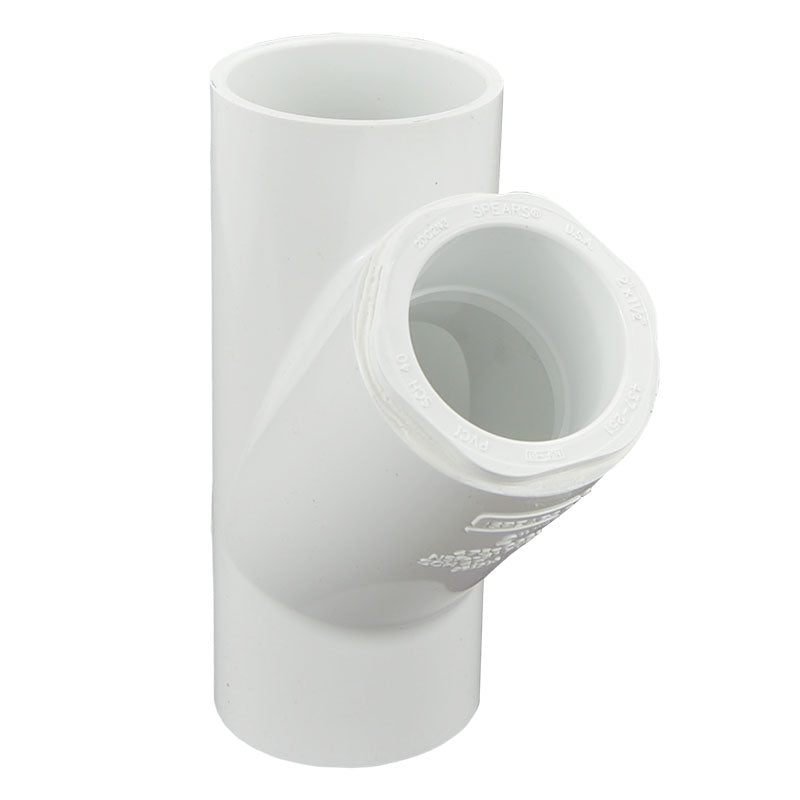 2" x 1-1/2" Sch 40 PVC Reducing Wye