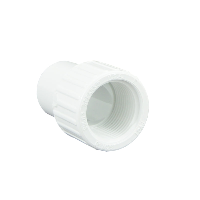 1" Sch 40 PVC Spigot Female Adapter