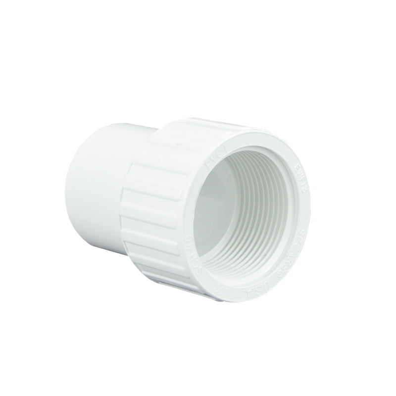 1-1/4" Sch 40 PVC Spigot Female Adapter