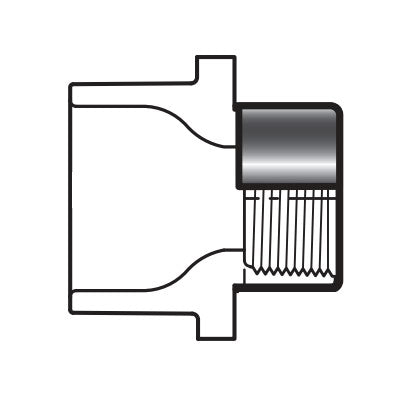 PVC Special Reinforced Reducing Spigot Female Adapter