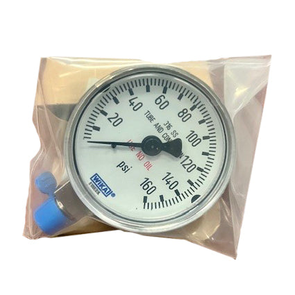 2" Wika Bourdon Tube Pressure Gauge 0-160 PSI