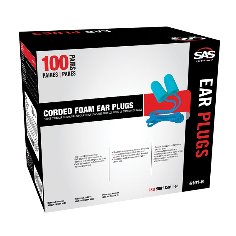 Box of Corded Foam Ear Plugs