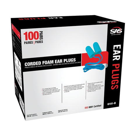 Box of Corded Foam Ear Plugs