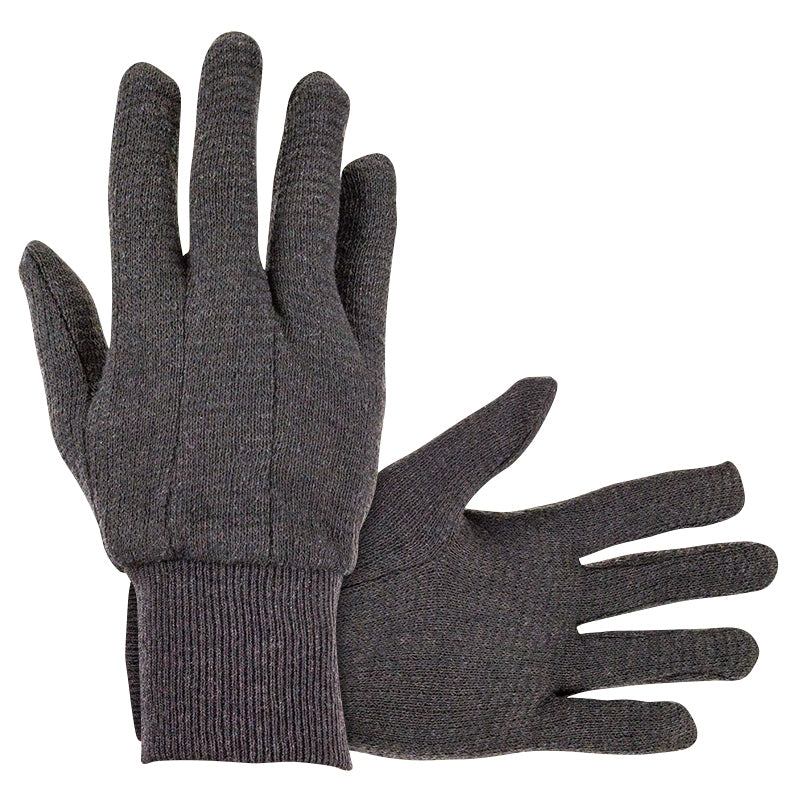 Brown Jersey Gloves - One size fits most