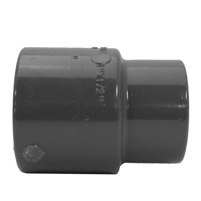 1" x 1/2" Schedule 80 (S x S) Coupling 829-130_right