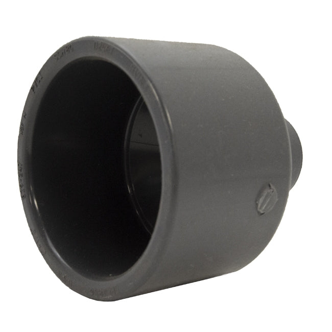 1-1/2" x 3/4" Schedule 80 (S x S) Coupling 829-210_Left