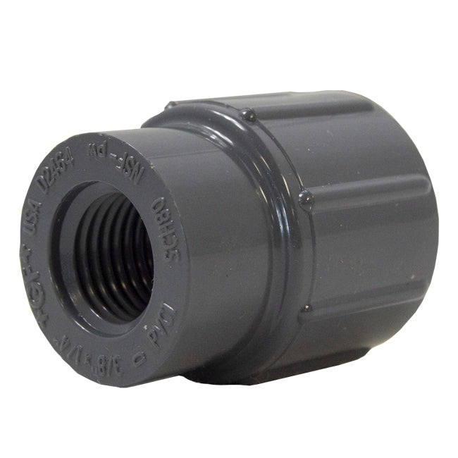 3/8" x 1/4" Schedule 80 Coupling (FPT) 830-052 (Left)