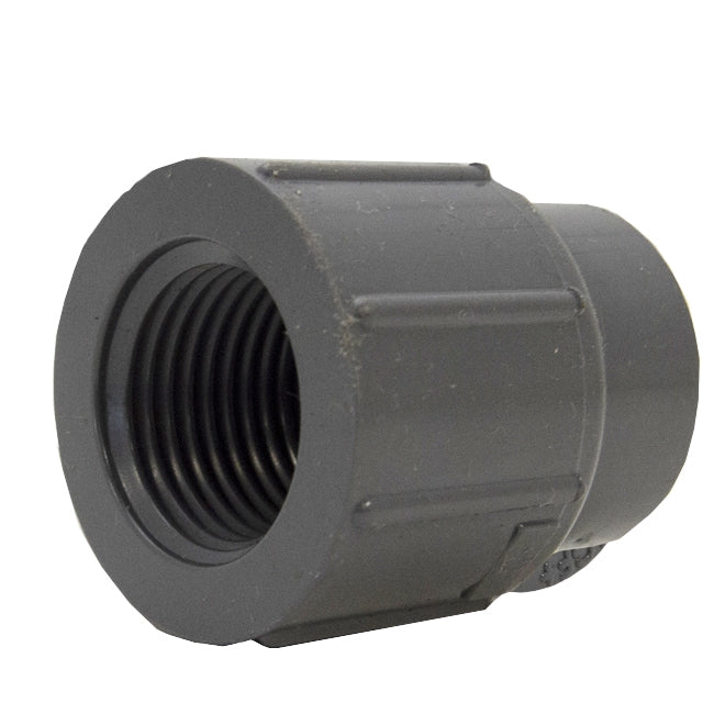 1/2" x 3/8" Schedule 80 Coupling (FPT) 830-073 (Left)