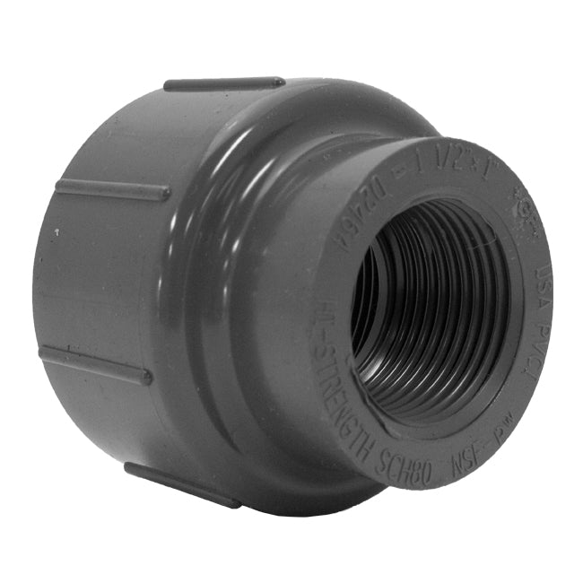 1-1/2" x 1" Schedule 80 Coupling (FPT) 830-211