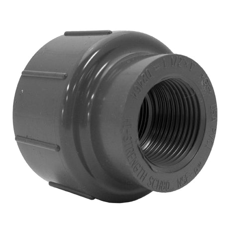 1-1/2" x 1" Schedule 80 Coupling (FPT) 830-211