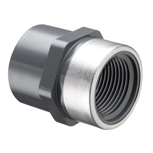 1" Sch 80 PVC Female Adapter, SLIP X FPT Special Reinforced (835-010SR)