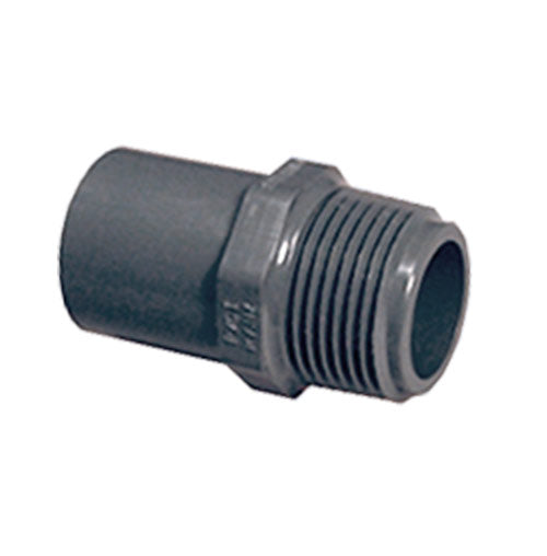 3/4" Sch 80 PVC Male Adapter SPG x MPT 861-007