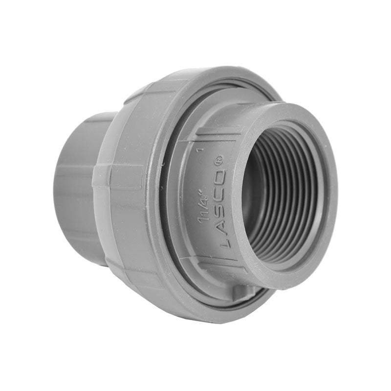 1-1/4" Sch 80 PVC Union (Slip x FIPT) 899-012