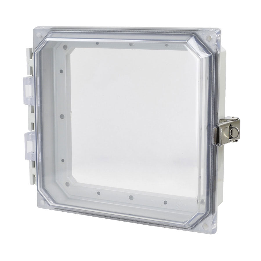 8"x8" HMI Clear Cover Kit - Snap Latch Hinged (AMHMI88CCL)