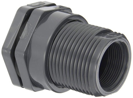 1-1/2" Hayward Bulkhead Fitting FPM - SOC x NPT (BFA1015CES)