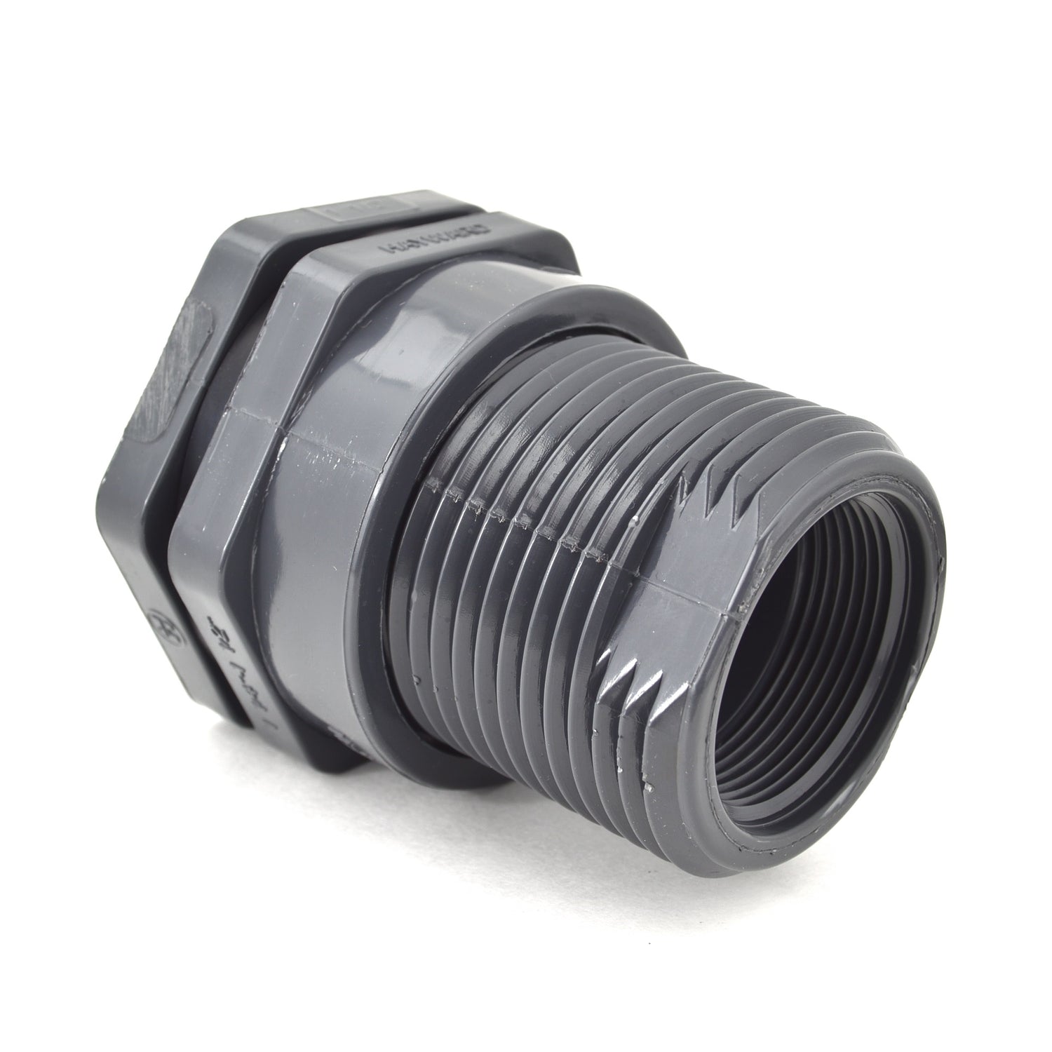 1-1/2" Hayward Bulkhead Fitting EPDM - NPT x NPT (BFA1015TES)