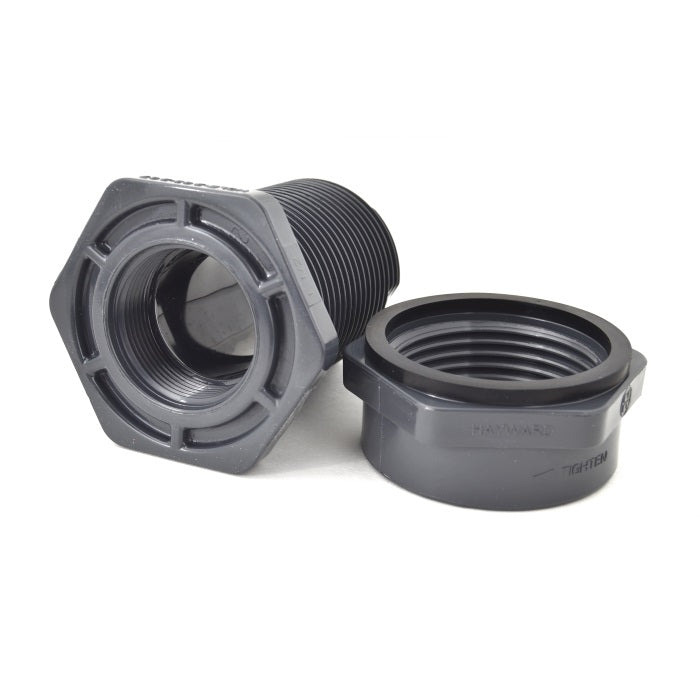 1-1/2" Hayward Bulkhead Fitting EPDM  - NPT x NPT (BFA1015TES)