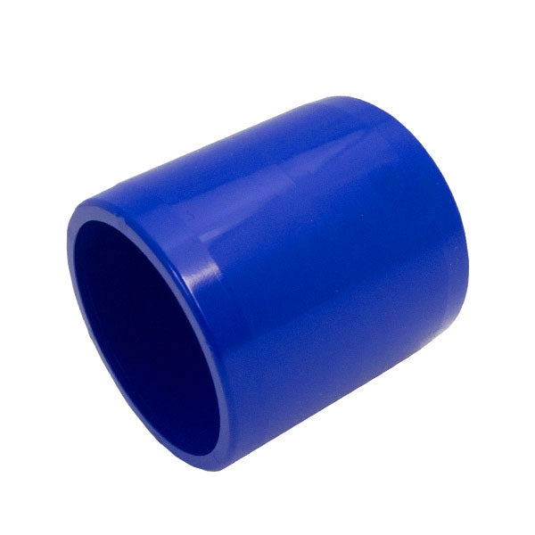 Blue 1" Furniture Fitting External Coupling (FF-CO-010-BLUE)