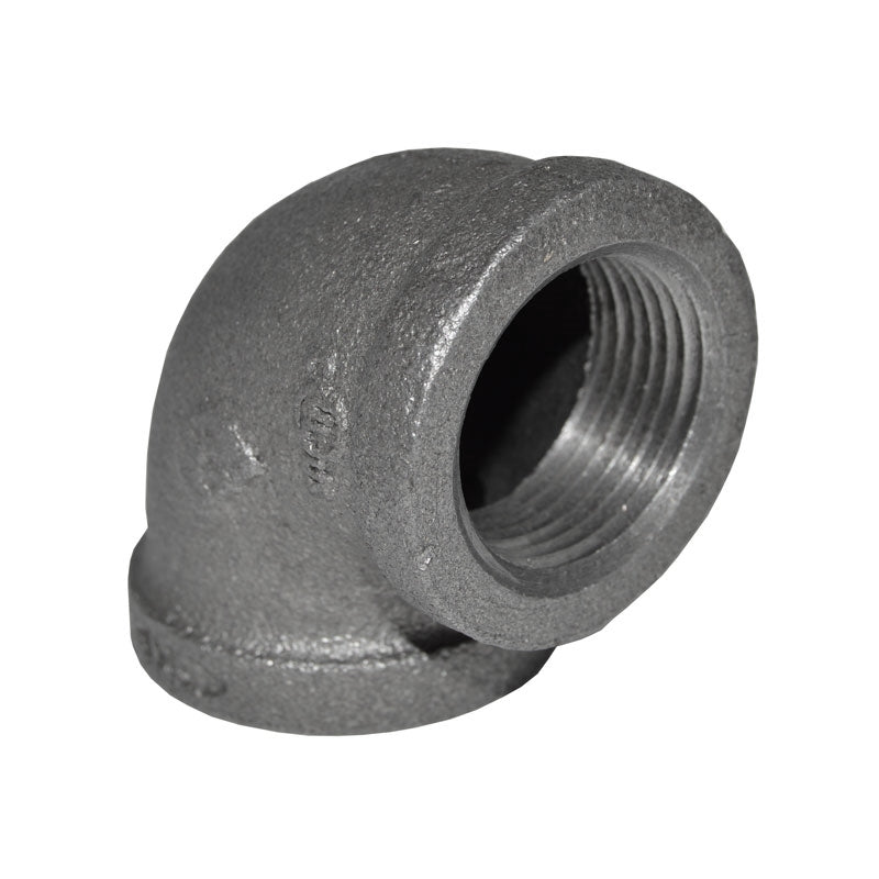 1" Black Malleable Iron 90 Elbow
