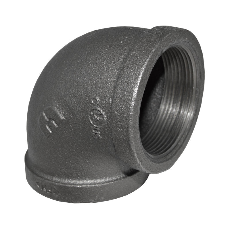 2" Black Malleable Iron 90 Elbow