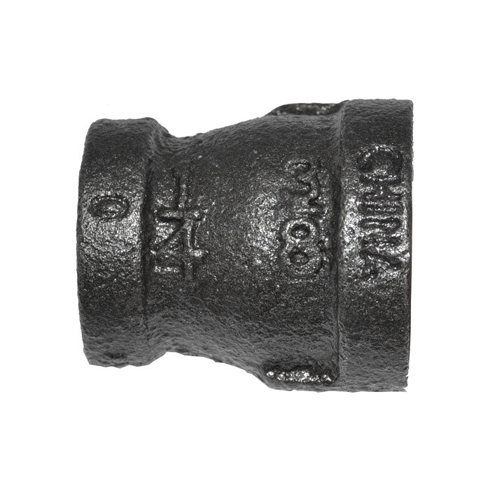 3/8" x 1/4" Black Malleable Iron Reducer Coupling