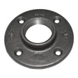 1-1/2" Black Malleable Iron Floor Flange