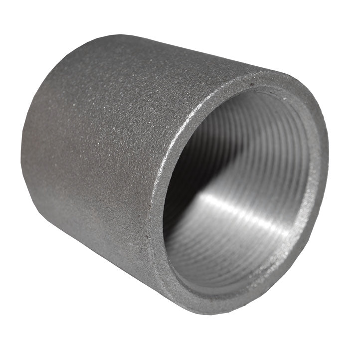 1-1/2" Black Malleable Iron Merchant Coupling