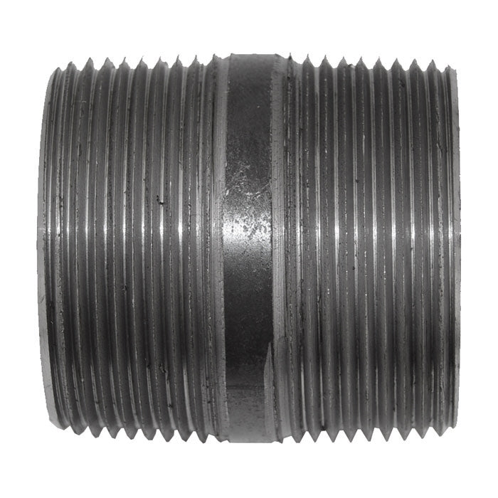 1-1/2" x 2" Black Malleable Iron Nipple