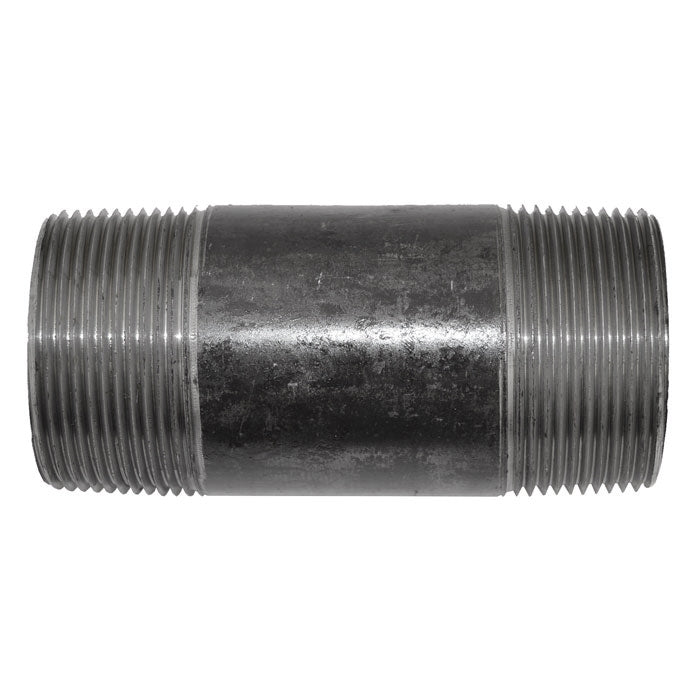 2" x 4" Black Malleable Iron Nipple