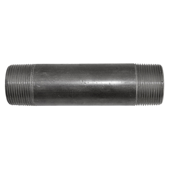 1-1/4" x 6" Black Malleable Iron Nipple